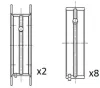 Kurbelwellenlager FAI AutoParts BM1037-STD