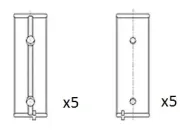 Kurbelwellenlager FAI AutoParts BM1042-STD