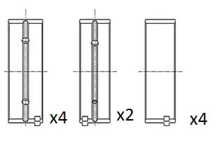 Kurbelwellenlager FAI AutoParts BM1043-STD Bild Kurbelwellenlager FAI AutoParts BM1043-STD