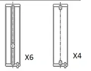 Kurbelwellenlager FAI AutoParts BM1044-STD