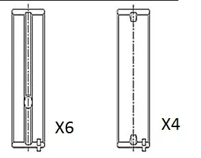 Kurbelwellenlager FAI AutoParts BM1044-STD Bild Kurbelwellenlager FAI AutoParts BM1044-STD