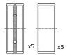 Kurbelwellenlager FAI AutoParts BM1045-STD