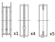 Kurbelwellenlager FAI AutoParts BM1049-STD