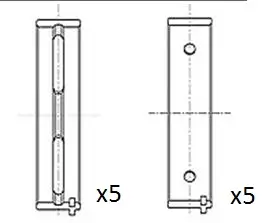 Kurbelwellenlager FAI AutoParts BM1050-020