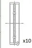 Kurbelwellenlager FAI AutoParts BM1052-STD