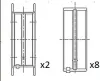 Kurbelwellenlager FAI AutoParts BM1056-STD