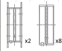 Kurbelwellenlager FAI AutoParts BM1056-STD Bild Kurbelwellenlager FAI AutoParts BM1056-STD