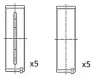 Kurbelwellenlager FAI AutoParts BM1057-STD