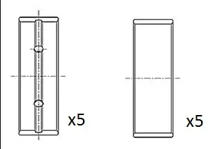 Kurbelwellenlager FAI AutoParts BM1058-STD Bild Kurbelwellenlager FAI AutoParts BM1058-STD