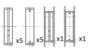 Kurbelwellenlager FAI AutoParts BM1059-STD