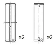 Kurbelwellenlager FAI AutoParts BM1060-025