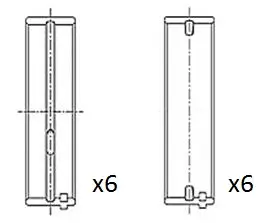 Kurbelwellenlager FAI AutoParts BM1060-025 Bild Kurbelwellenlager FAI AutoParts BM1060-025