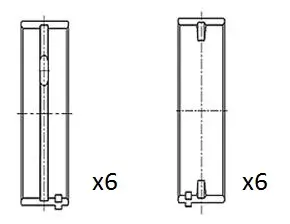 Kurbelwellenlager FAI AutoParts BM1062-050