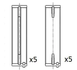 Kurbelwellenlager FAI AutoParts BM1066-025 Bild Kurbelwellenlager FAI AutoParts BM1066-025