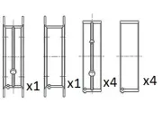 Kurbelwellenlager FAI AutoParts BM1067-STD