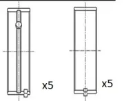 Kurbelwellenlager FAI AutoParts BM1069-STD