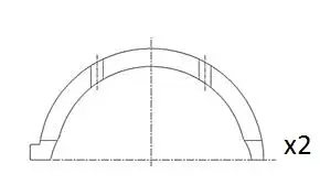 Distanzscheibe, Kurbelwelle FAI AutoParts BT3000-STD Bild Distanzscheibe, Kurbelwelle FAI AutoParts BT3000-STD