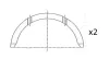 Distanzscheibe, Kurbelwelle FAI AutoParts BT3006-STD