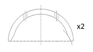 Distanzscheibe, Kurbelwelle FAI AutoParts BT3007-STD
