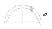 Distanzscheibe, Kurbelwelle FAI AutoParts BT3007-STD