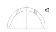 Distanzscheibe, Kurbelwelle FAI AutoParts BT3014-STD