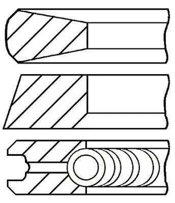 Kolbenringsatz FAI AutoParts PR25-000