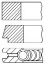 Kolbenringsatz FAI AutoParts PR33-000 Bild Kolbenringsatz FAI AutoParts PR33-000