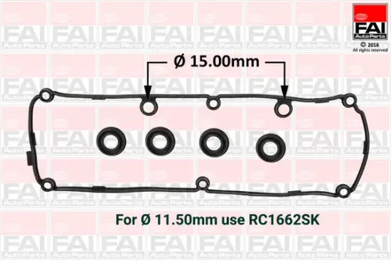 Dichtung, Zylinderkopfhaube FAI AutoParts RC1663SK Bild Dichtung, Zylinderkopfhaube FAI AutoParts RC1663SK