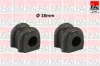Lagerung, Stabilisator Vorderachse links Vorderachse rechts FAI AutoParts SS7956K