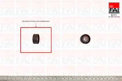 Umlenk-/Führungsrolle, Keilrippenriemen FAI AutoParts T1017 Bild Umlenk-/Führungsrolle, Keilrippenriemen FAI AutoParts T1017