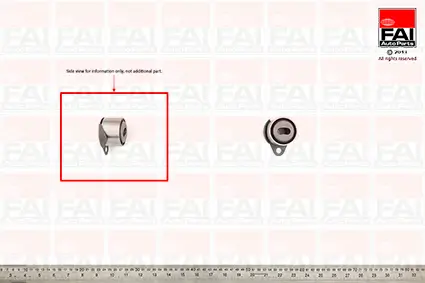 Spannrolle, Zahnriemen FAI AutoParts T6440