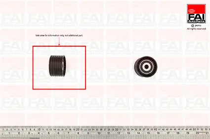 Umlenk-/Führungsrolle, Zahnriemen FAI AutoParts T9370 Bild Umlenk-/Führungsrolle, Zahnriemen FAI AutoParts T9370