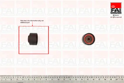 Umlenk-/Führungsrolle, Zahnriemen FAI AutoParts T9468 Bild Umlenk-/Führungsrolle, Zahnriemen FAI AutoParts T9468
