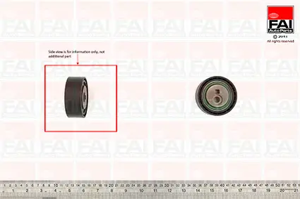 Spannrolle, Keilrippenriemen FAI AutoParts T9604