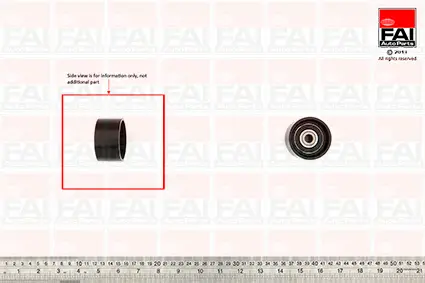Umlenk-/Führungsrolle, Zahnriemen FAI AutoParts T9775 Bild Umlenk-/Führungsrolle, Zahnriemen FAI AutoParts T9775