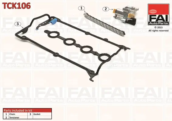 Steuerkettensatz FAI AutoParts TCK106