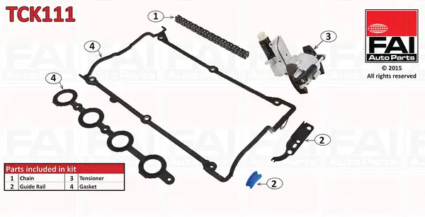 Steuerkettensatz FAI AutoParts TCK111