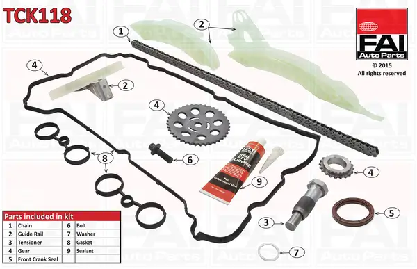 Steuerkettensatz oben FAI AutoParts TCK118