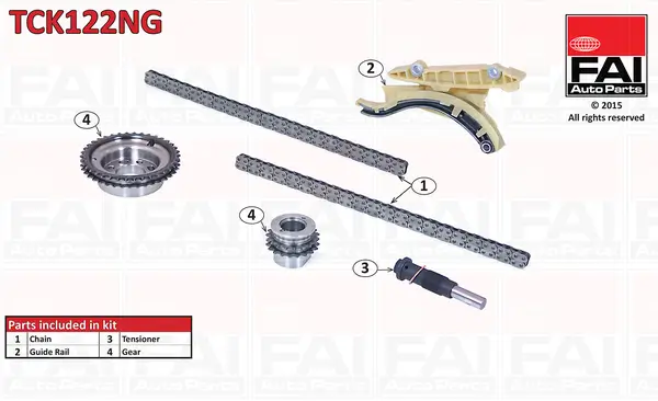 Steuerkettensatz oben FAI AutoParts TCK122NG