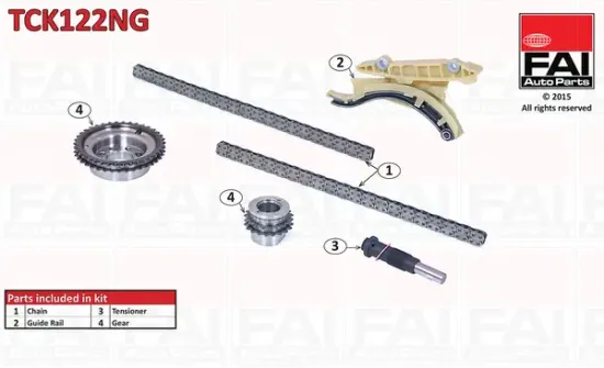 Steuerkettensatz oben FAI AutoParts TCK122NG Bild Steuerkettensatz oben FAI AutoParts TCK122NG