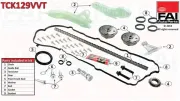 Steuerkettensatz oben FAI AutoParts TCK129VVT