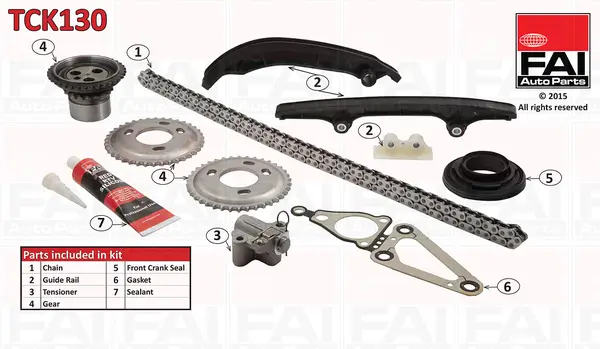 Steuerkettensatz oben FAI AutoParts TCK130
