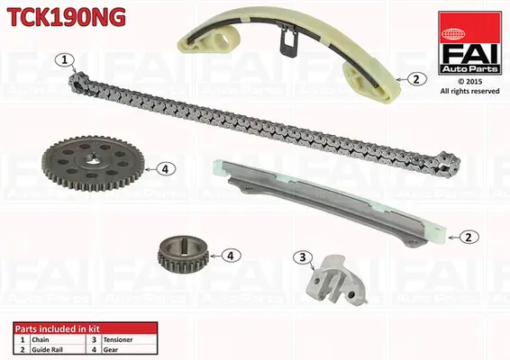 Steuerkettensatz oben FAI AutoParts TCK190NG