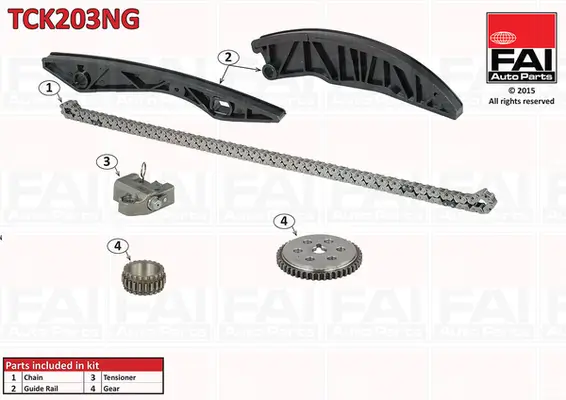 Steuerkettensatz oben FAI AutoParts TCK203NG