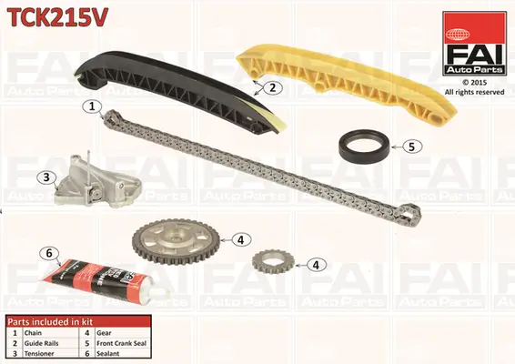 Steuerkettensatz oben FAI AutoParts TCK215