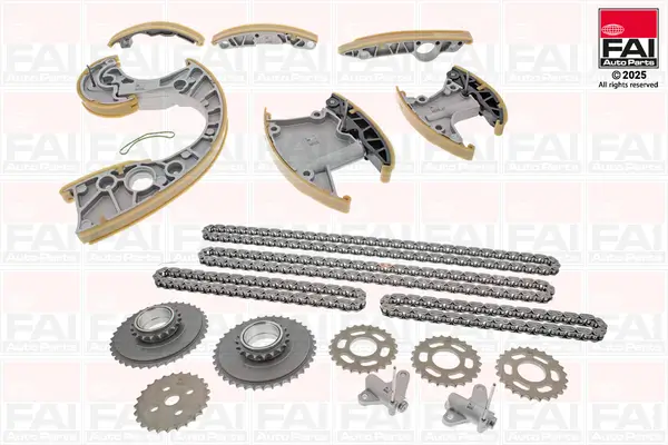 Steuerkettensatz oben unten FAI AutoParts TCK233NG