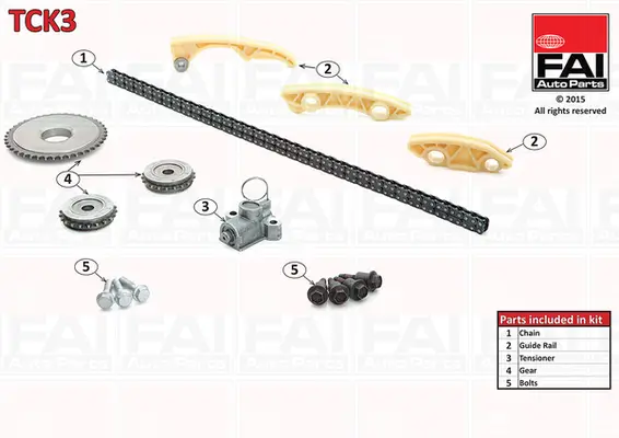 Steuerkettensatz FAI AutoParts TCK3