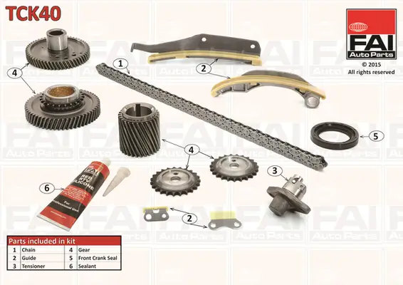 Steuerkettensatz oben FAI AutoParts TCK40