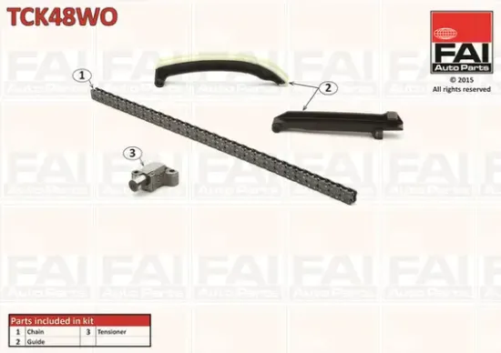 Steuerkettensatz oben FAI AutoParts TCK48WO Bild Steuerkettensatz oben FAI AutoParts TCK48WO