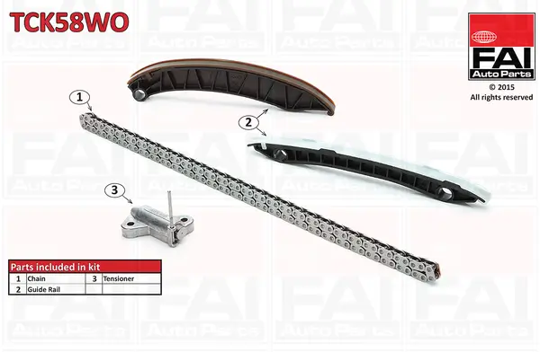 Steuerkettensatz oben FAI AutoParts TCK58WO